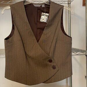 Fitted vest.